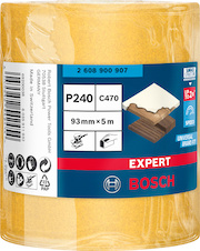 Role brusného papíru EXPERT C470 pro ruční broušení 93 mm, 5 m, G 240