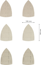 Sada brusných mřížek EXPERT M480 100 × 150 mm, 10 ks
