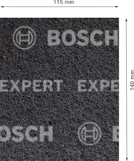 Archy brusného rouna pro ruční broušení EXPERT N880 115 × 140 mm, Medium S, 2 ks