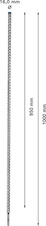 Vrták do kladiv EXPERT SDS plus-7X, 16 × 950 × 1000 mm