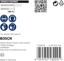 Vrták do kladiv EXPERT SDS plus-7X, 4 × 50 × 115 mm, 10 ks