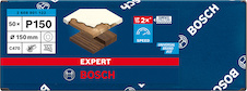 Brusný papír EXPERT C470 s 6 otvory pro vibrační brusky 150 mm, G 150, 50 ks