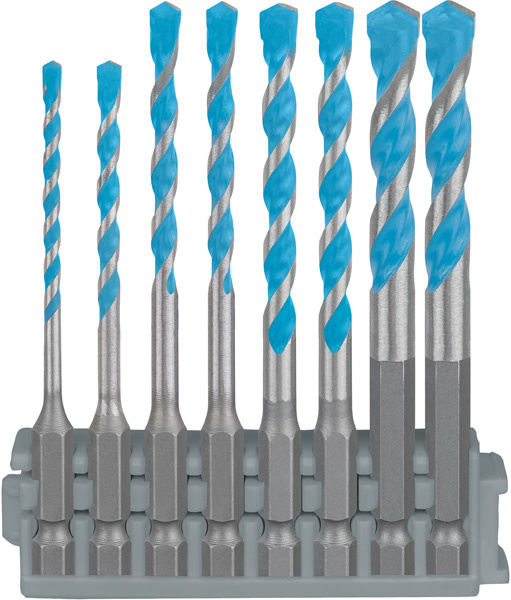 Sada vrtáků EXPERT HEX-9 MultiConstruction 3–8 mm pro Pick & Click