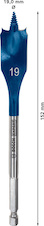 Plochý frézovací vrták do dřeva EXPERT Self Cut Speed 19×152 mm