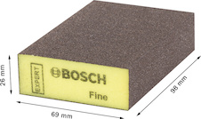 Brusný blok EXPERT S471 Standard, 26 × 69 × 97 mm, jemný
