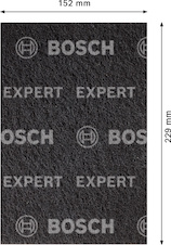 Arch brusného rouna EXPERT N880 pro ruční broušení 152 × 229 mm, Extra Cut S