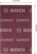 Podložka z rouna pro ruční broušení EXPERT N880, 152 × 229 mm, velmi jemná A