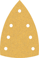 Brusný papír EXPERT C470 se 7 otvory pro multifunkční pily 100 × 150 mm, G 60, 10 ks