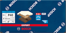 Brusný papír EXPERT C470 s více otvory pro vibrační brusky 150 mm, G 40 50 ks