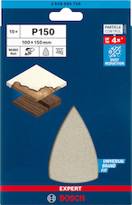 Brusná mřížka EXPERT M480 pro multifunkční pily 100 × 150 mm, G 150, 10 ks