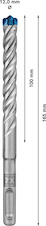 Vrták do kladiv EXPERT SDS plus-7X, 12 × 100 × 165 mm