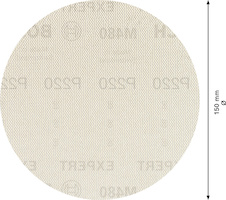 Brusná mřížka EXPERT M480 pro vibrační brusky 150 mm, G 220 5 ks