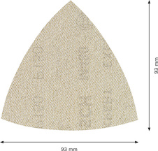 Brusná mřížka EXPERT M480 pro delta brusky 93 mm, G 150, 5 kusů