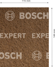 Podložka EXPERT N880 z rouna pro ruční broušení 115 × 140 mm, hrubá A, 2 ks