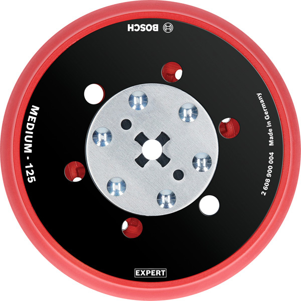 Univerzální podložný brusný talíř EXPERT Multihole, 125 mm, středně tvrdý