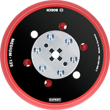 Univerzální podložný brusný talíř EXPERT Multihole, 125 mm, středně tvrdý