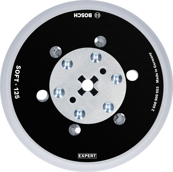 Univerzální podložný brusný talíř EXPERT Multihole, 125 mm, měkký