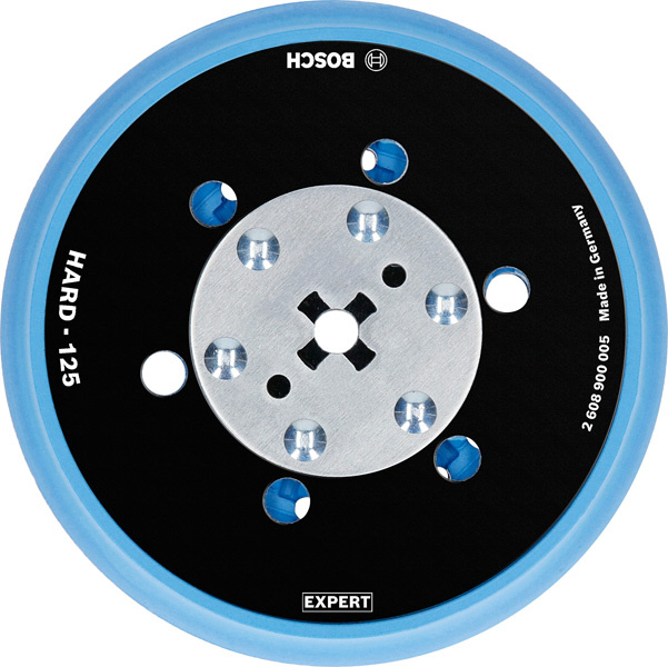 Univerzální brusný podložný talíř EXPERT Multihole, 125 mm, tvrdý