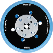 Univerzální brusný podložný talíř EXPERT Multihole, 125 mm, tvrdý