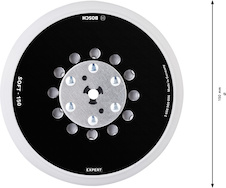 Univerzální brusný podložný talíř EXPERT Multihole, 150 mm, měkký
