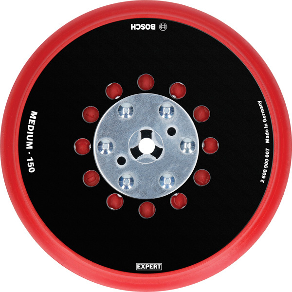 Univerzální brusný podložný talíř EXPERT Multihole, 150 mm, středně tvrdý