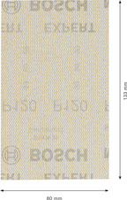Brusné mřížky EXPERT M480 pro vibrační brusky 80 × 133 mm, P120, 10 ks