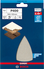 Brusné mřížky EXPERT M480 pro multifunkční brusku 100 × 150 mm, P400, 10 ks