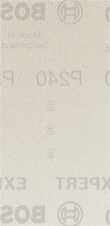 Brusná mřížka EXPERT M480 pro vibrační brusky 93 × 186 mm, G 240, 50 ks