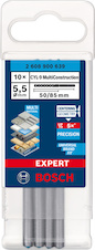 Spirálový vrták EXPERT CYL-9 MultiConstruction 5,5 × 50 × 85 mm, 10 ks
