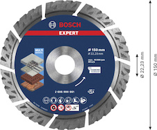 Diamantový řezací kotouč EXPERT Multi Material, 150 × 22,23 × 2,4 × 12 mm