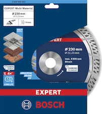 Diamantový řezací kotouč EXPERT Multi Material, 230 × 22,23 × 2,4 × 15 mm