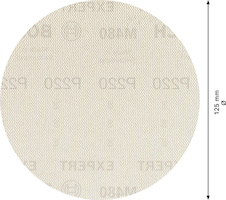Brusné mřížky EXPERT M480 pro excentrické brusky 125 mm, P220 50 ks