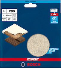 Brusná mřížka EXPERT M480 pro vibrační brusky 150 mm, G 80 5 ks