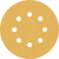 Brusný papír EXPERT C470 s 8 otvory pro vibrační brusky 125 mm, G 60, 5 ks