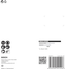 Brusný papír EXPERT C470 s 8 otvory pro vibrační brusky 125 mm, G 60, 5 ks