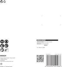 Brusný papír EXPERT C470 s 8 otvory pro vibrační brusky 125 mm, G 320, 5 ks