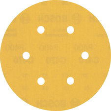 Brusný papír EXPERT C470 s 6 otvory pro vibrační brusky 150 mm, G 400, 5 ks