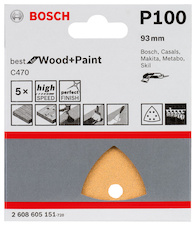 Brusný papír C470, balení 5 ks