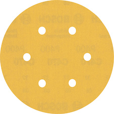 Brusný papír EXPERT C470 s 6 otvory pro vibrační brusky 150 mm, G 400, 50 ks