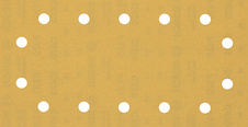 Brusné papíry EXPERT C470 se 14 otvory pro vibrační brusky 115 × 230 mm, P320, 50 ks