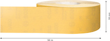 Role brusného papíru EXPERT C470 pro ruční broušení 93 mm × 50 m, G 400