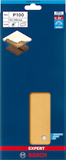 Brusný papír EXPERT C470 se 14 otvory pro vibrační brusky 115 × 280 mm, G 100, 10 ks