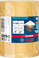 Role brusného papíru EXPERT C470 pro ruční broušení 115 mm, 5 m, P180