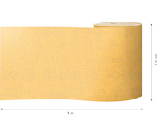 Role brusného papíru EXPERT C470 pro ruční broušení 115 mm, 5 m, P180