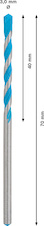 Víceúčelový vrták EXPERT CYL-9 MultiConstruction, 3 × 40 × 70 mm