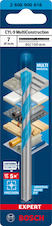 Víceúčelový vrták EXPERT CYL-9 MultiConstruction, 7 × 60 × 100 mm