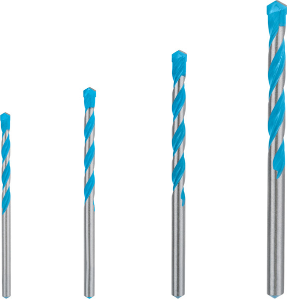 4dílná sada vrtáků EXPERT MultiConstruction CYL-9, 4/5/6/8 mm