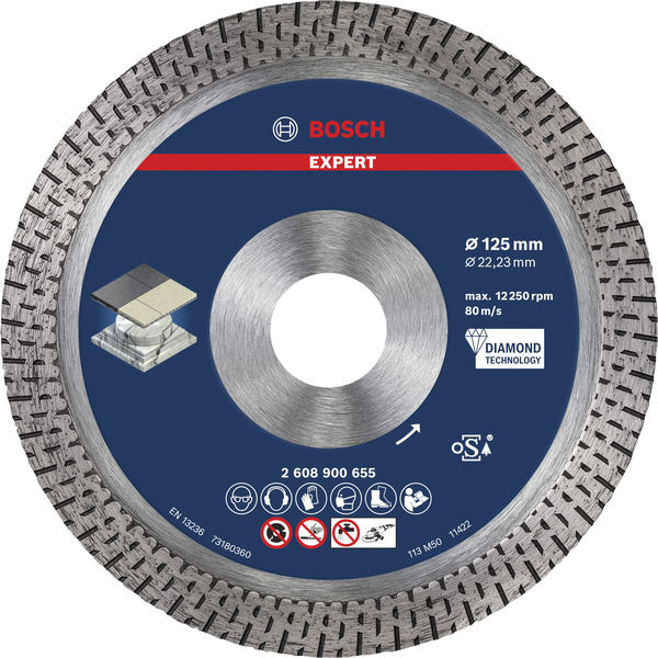 Diamantový řezný kotouč EXPERT HardCeramic 125 × 22,23 × 1,4 × 10 mm