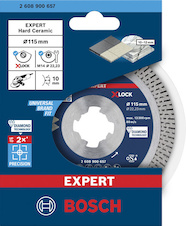Diamantový řezný kotouč EXPERT HardCeramic X-LOCK 115 × 22,23 × 1,4 × 10 mm