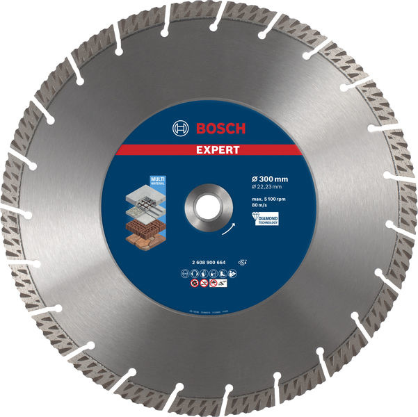 Diamantový řezací kotouč EXPERT Multi Material, 300 × 22,23 × 2,8 × 15 mm